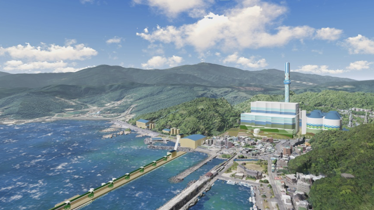 未來深澳灣的新深澳電廠將與日本東京灣磯子電廠並列世界級環保高效率火力發電代表