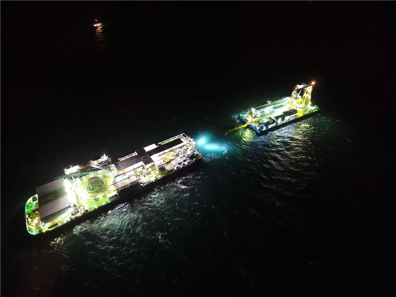 The Taipeng submarine cable project is an important power construction to promote green energy development and is rushed day and night. We only hope to complete it as soon as possible. 