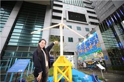 Taiower Builds Giant Wind Turbine Check-in Wall with 100,000 Building Blocks at Christmasland in New Taipei City to Celebrate 2nd Anniversary of Taipower D/S One